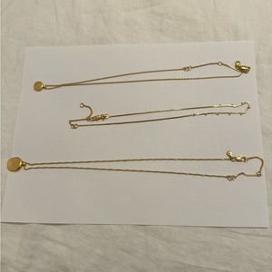 Madewell coin layered necklaces